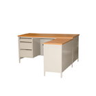 Stainless Steel Simple Metal Executive Desk Office Manager