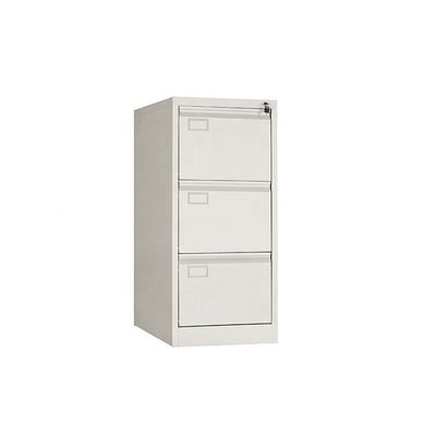Waterproof Powder Coated Steel 3 Drawer Filing Cabinet