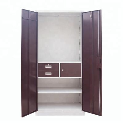 Knock Down Metal Wardrobe Cabinet