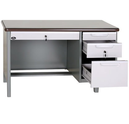 school hospital  920mm long fireproof steel executive desk