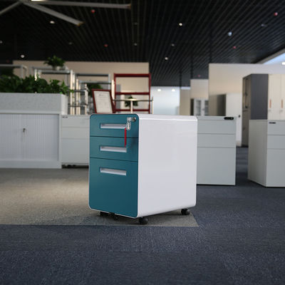 Round Edge Under Desk  cold rolled Steel Mobile Pedestals