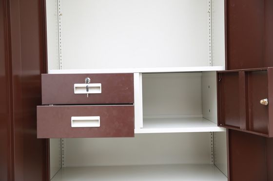 Knock Down Metal Wardrobe Cabinet