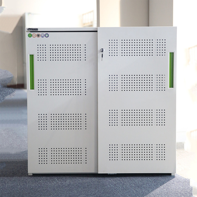 Commercial 0.5-1.2mm Metal Sliding Door Display Cabinet For Office