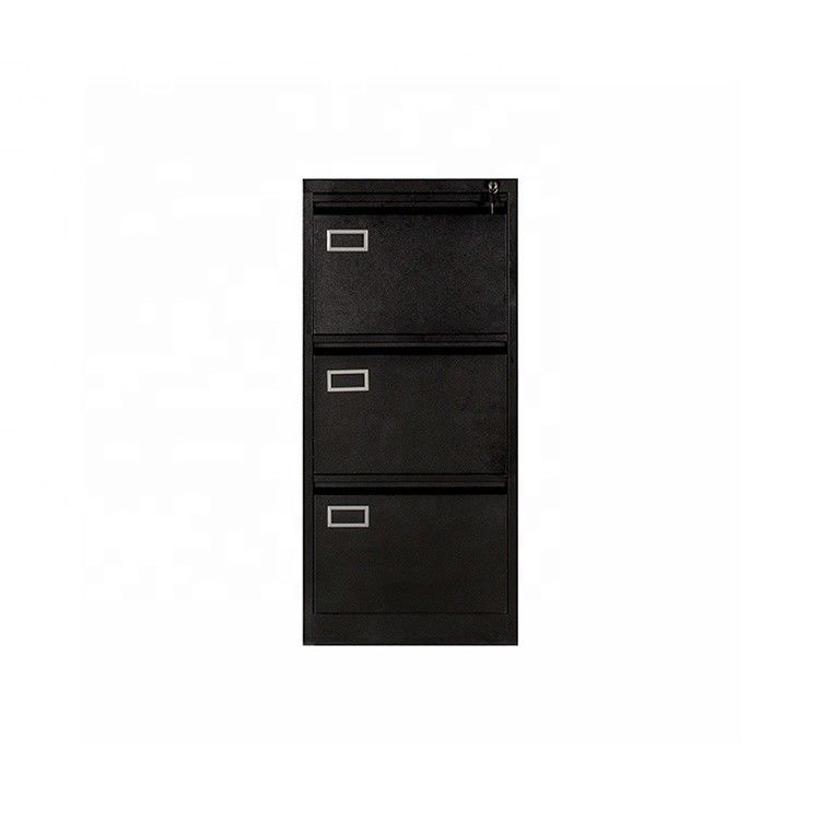 Waterproof Powder Coated Steel 3 Drawer Filing Cabinet