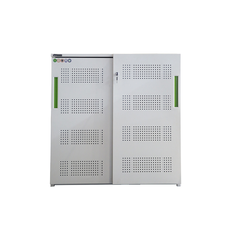 Commercial 0.5-1.2mm Metal Sliding Door Display Cabinet For Office